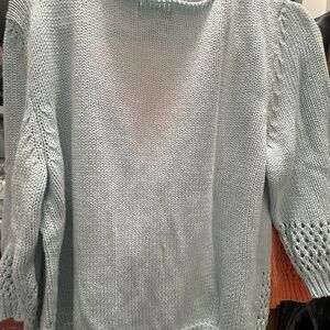 Chic Light Blue or light orange Women's Sweaters